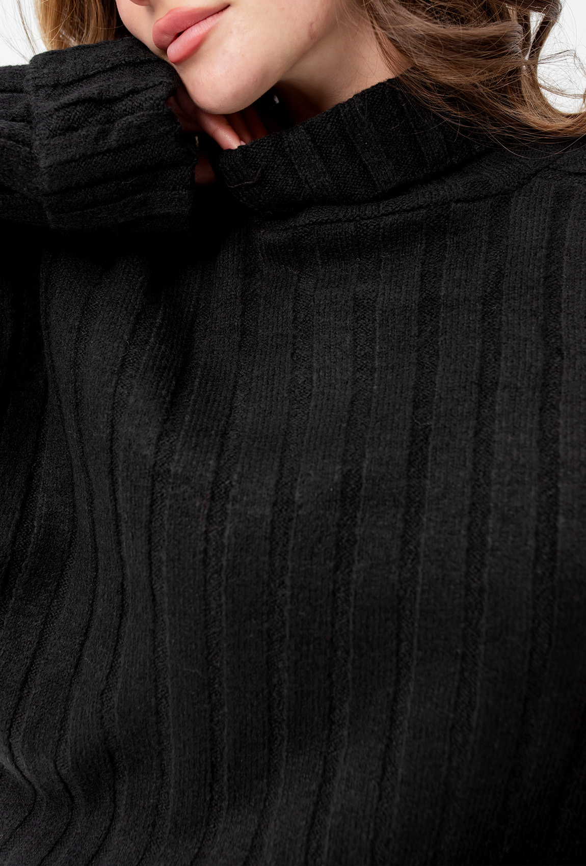 Чорний в'язаний светр —  164343. Maritel. Зображення 5