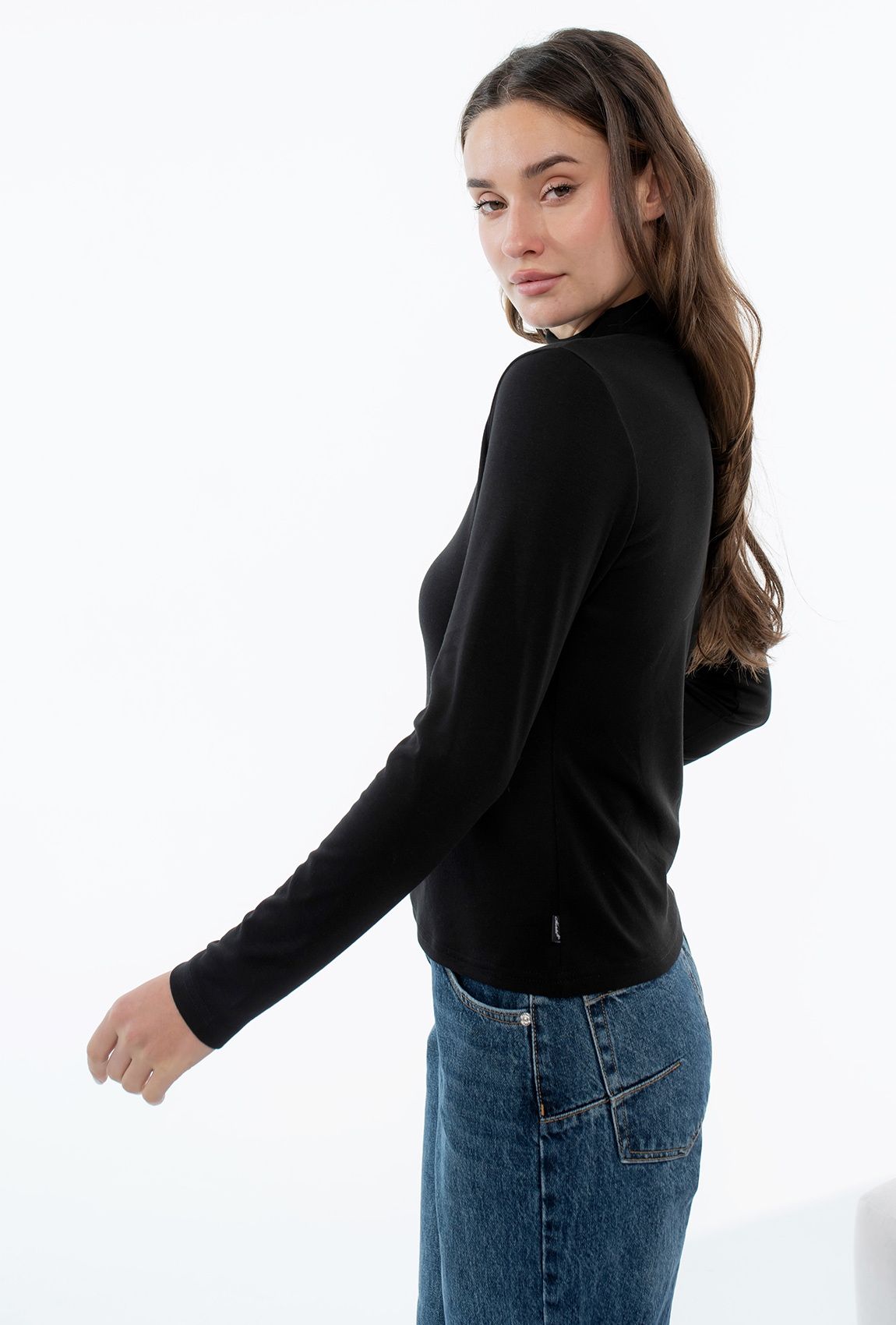 Чорний гольф джерсі —  739933. Maritel. Зображення 1