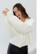 Молочний кардиган з квітками —  891121. Maritel. Зображення 4 Молочний кардиган з квітками —  891121. Maritel. Зображення 4