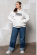 Молочний худі футер Touch gently. Maritel Молочний худі футер Touch gently. Maritel