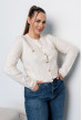 Молочна в'язана кофта з гудзиками. Maritel. Зображення 1 Молочна в'язана кофта з гудзиками. Maritel. Зображення 1