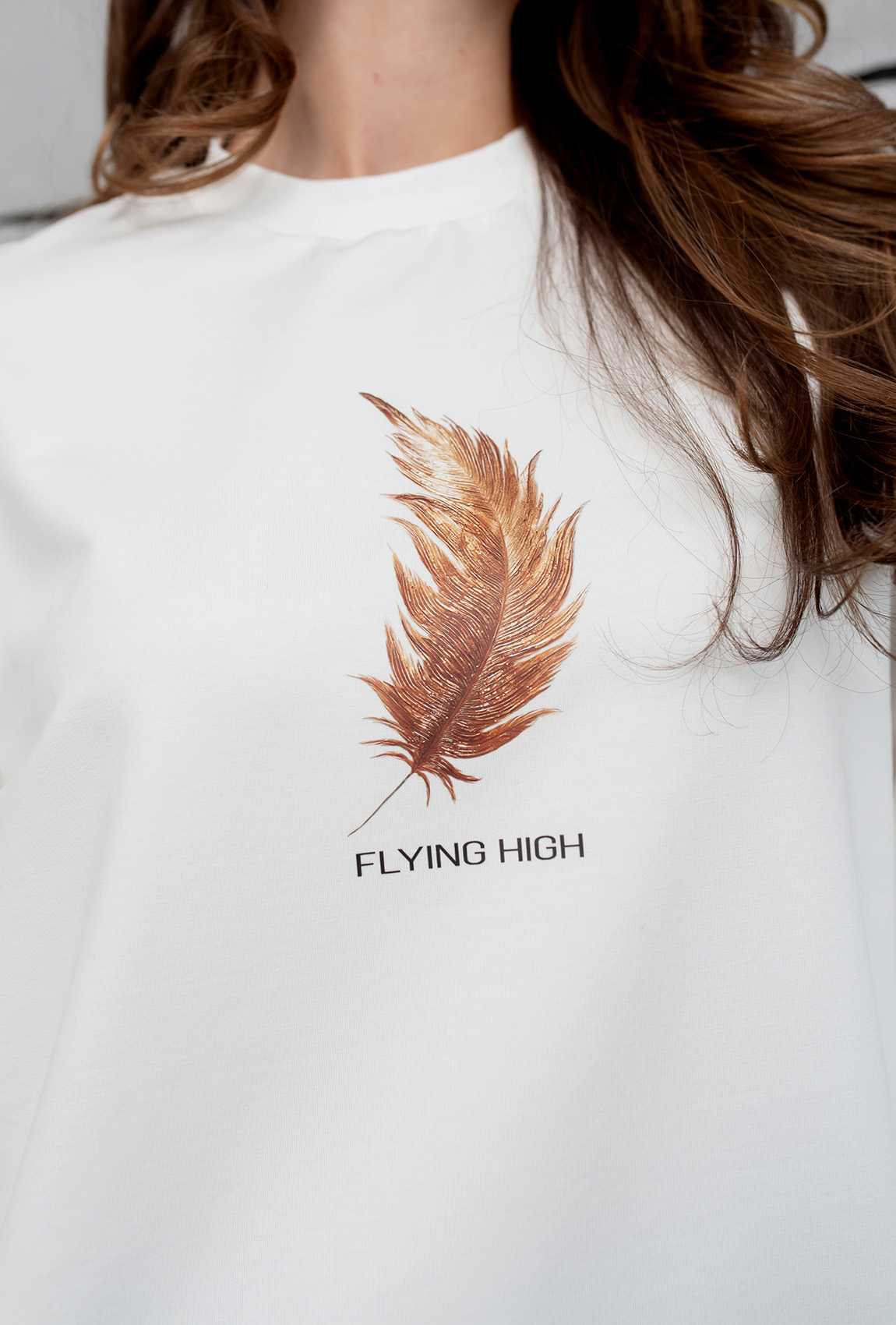 Молочний лонгслів Flying hight —  540371. Maritel. Зображення 4