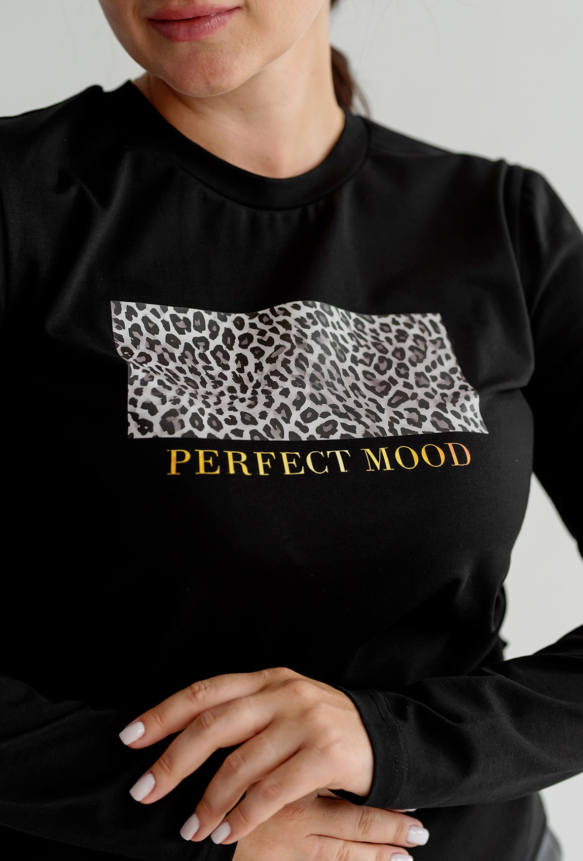 Черный лонгслив Perfect mood —  977376. Maritel. Изображенние 3 Черный лонгслив Perfect mood —  977376. Maritel. Изображенние 3