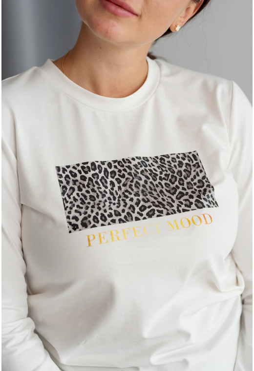 Молочный лонгслив Perfect mood. Maritel. Изображенние 3 Молочный лонгслив Perfect mood. Maritel. Изображенние 3