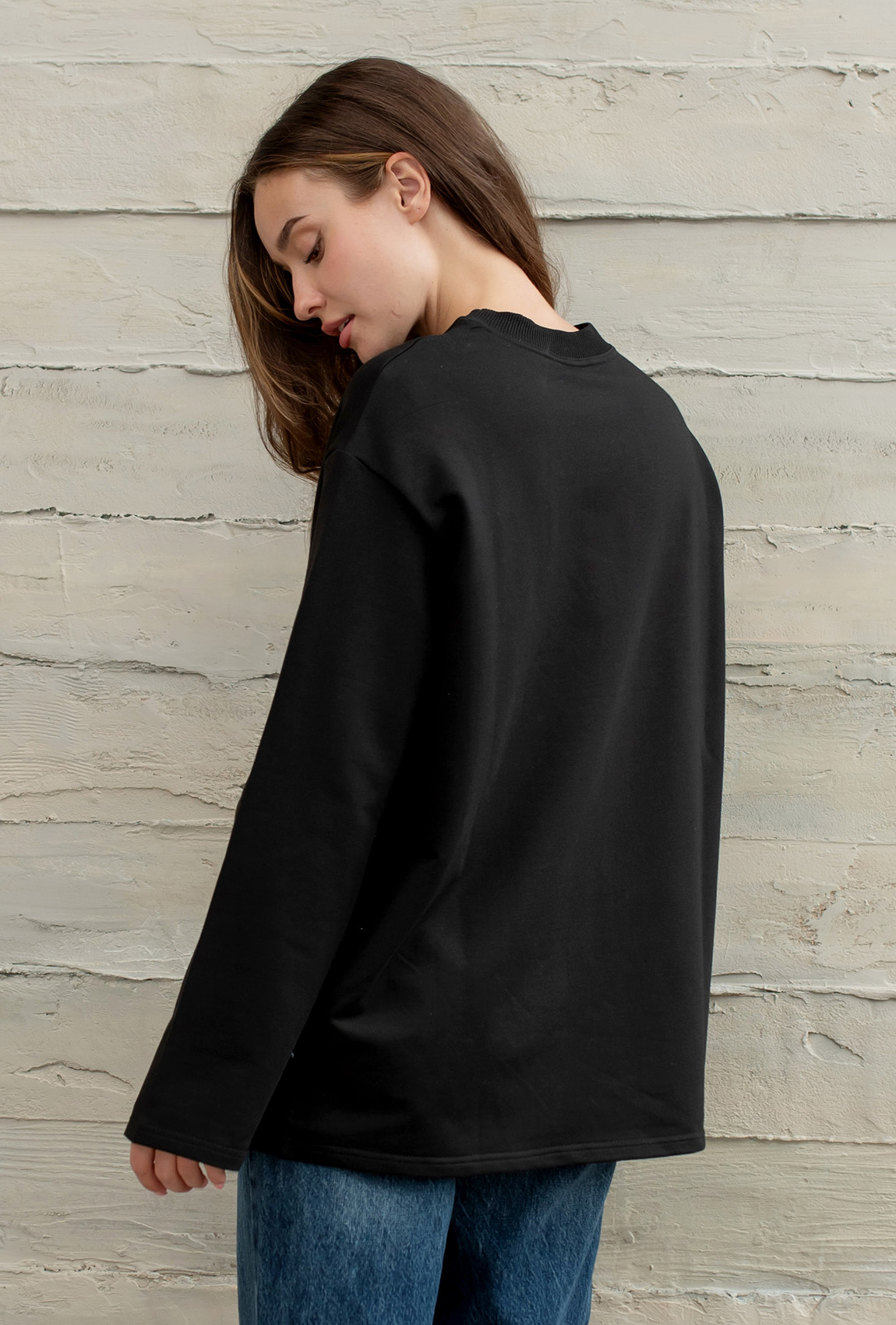 Чорний лонгслів крила —  402312. Maritel. Зображення 1