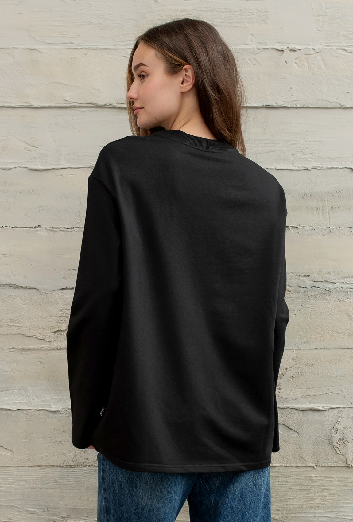 Чорний лонгслів крила —  402312. Maritel. Зображення 2