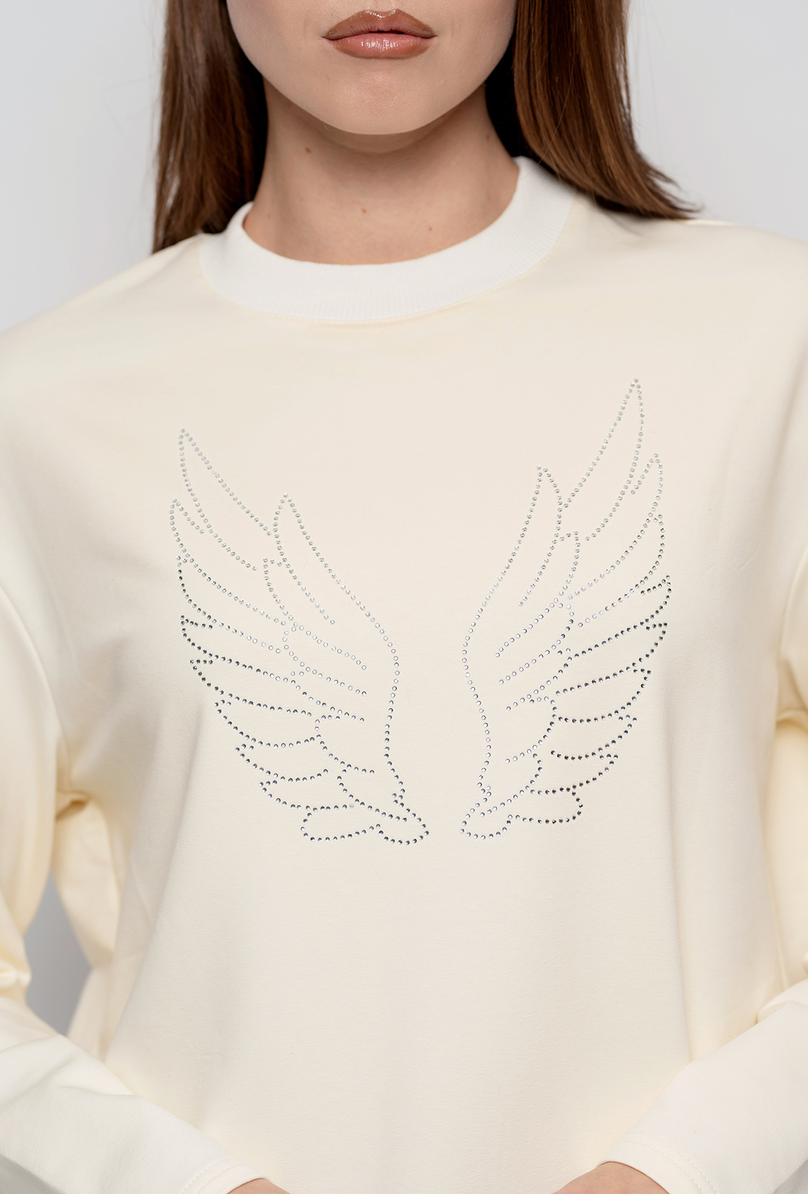 Молочний лонгслів крила —  620639. Maritel. Зображення 3