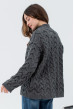 Графітовий в'язаний светр коса. Maritel. Зображення 2 Графітовий в'язаний светр коса. Maritel. Зображення 2