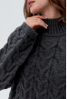Графітовий в'язаний светр коса. Maritel. Зображення 5 Графітовий в'язаний светр коса. Maritel. Зображення 5