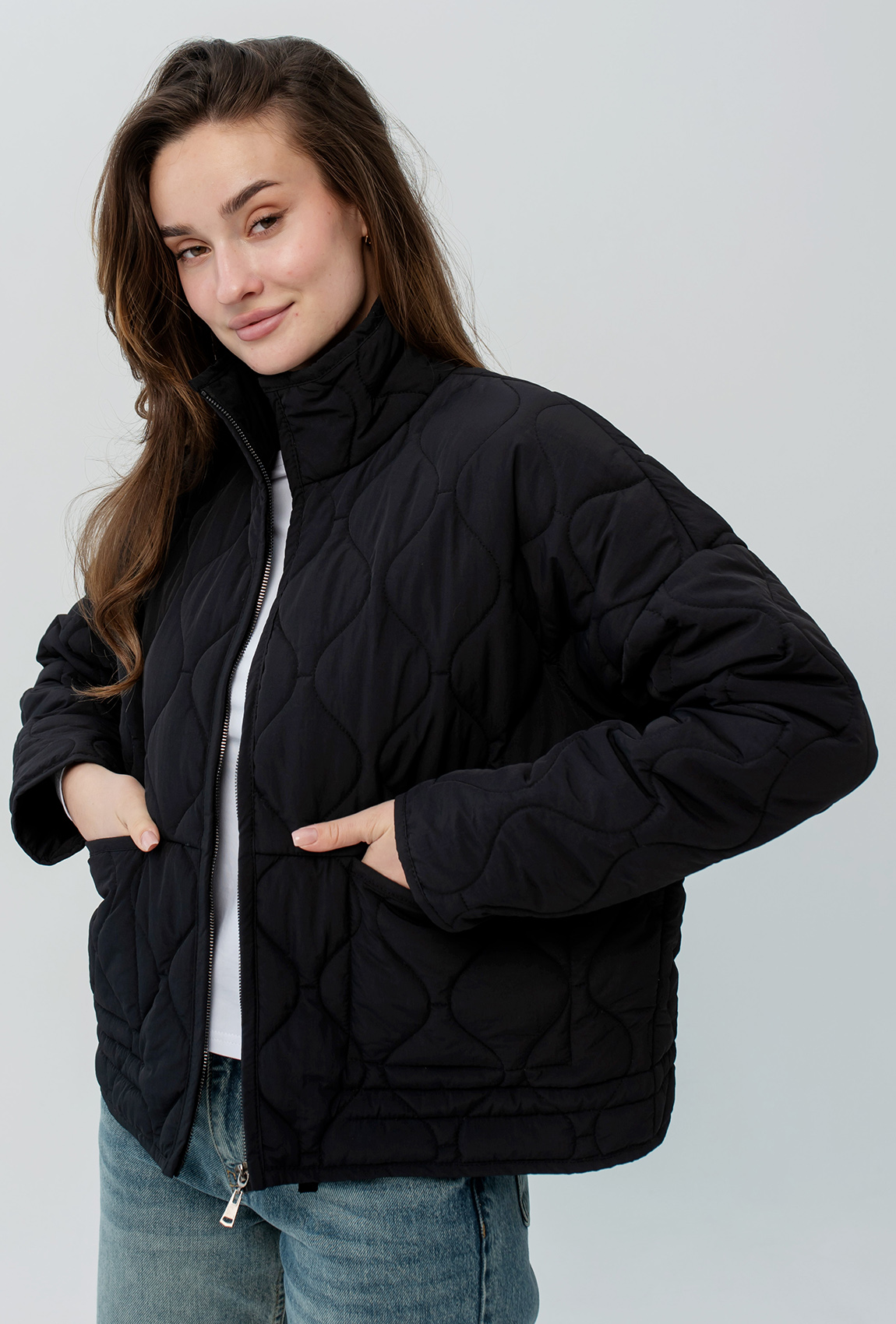 Черная весенняя куртка —  464056. Maritel