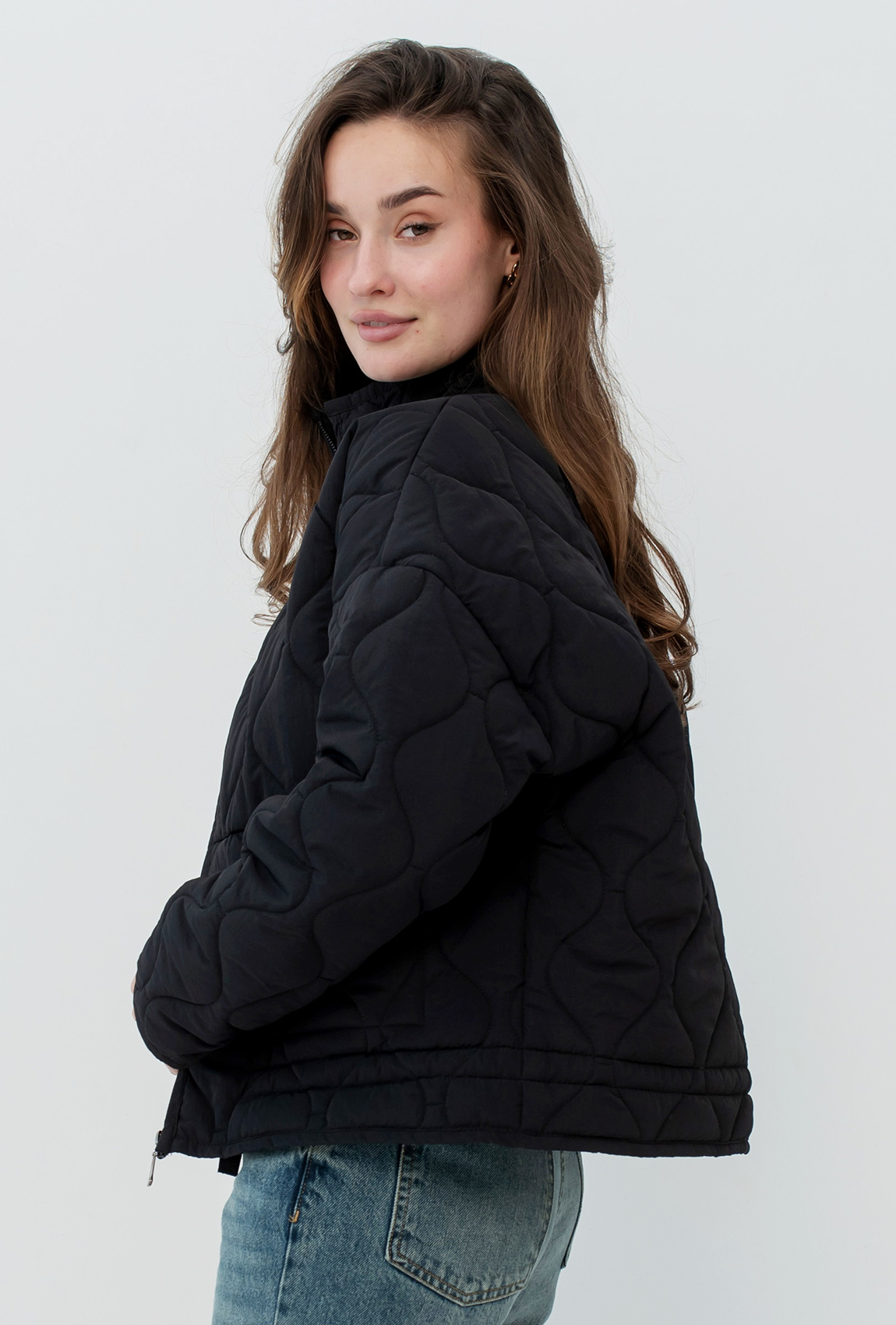 Черная весенняя куртка —  464056. Maritel. Изображенние 4