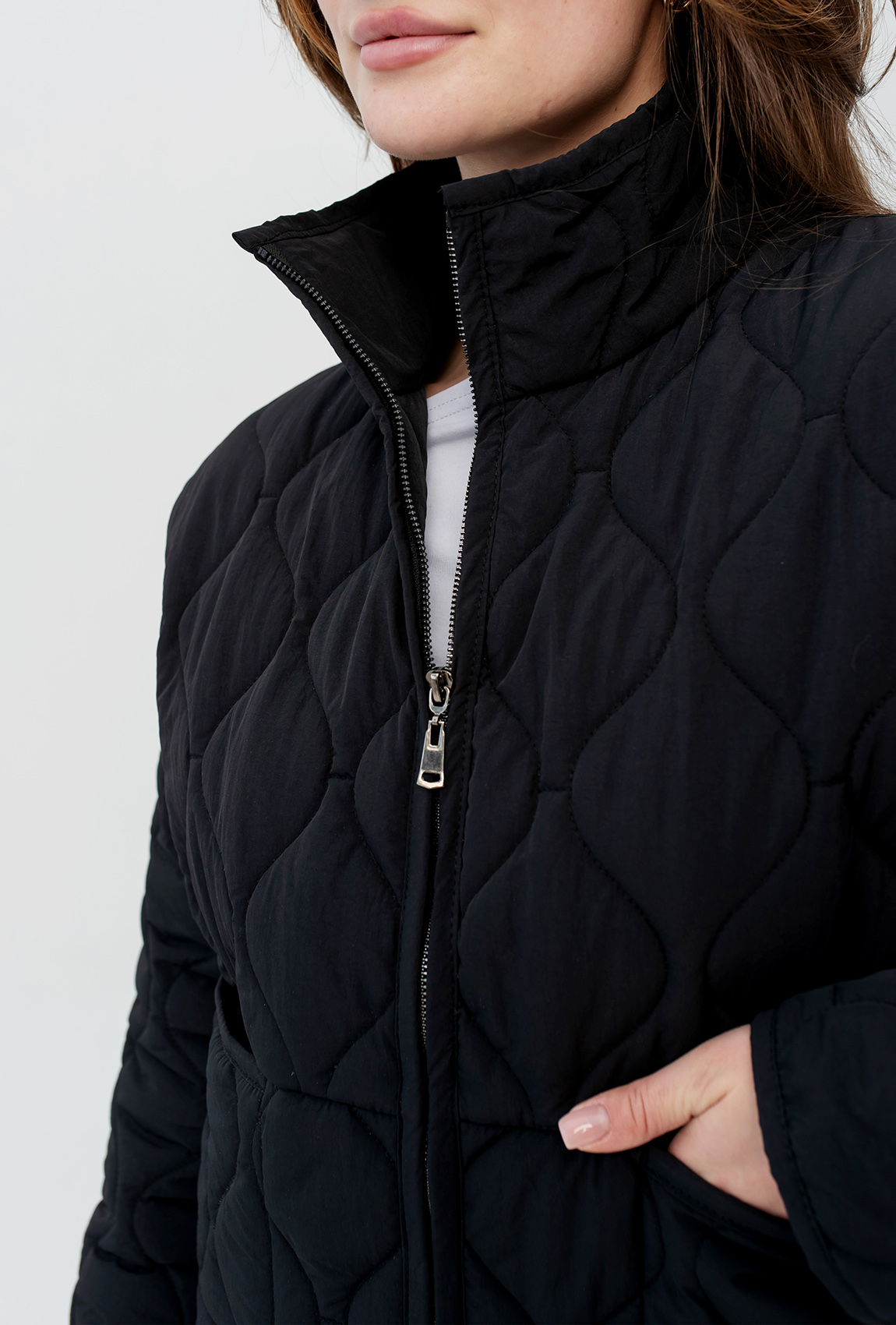 Черная весенняя куртка —  464056. Maritel. Изображенние 7