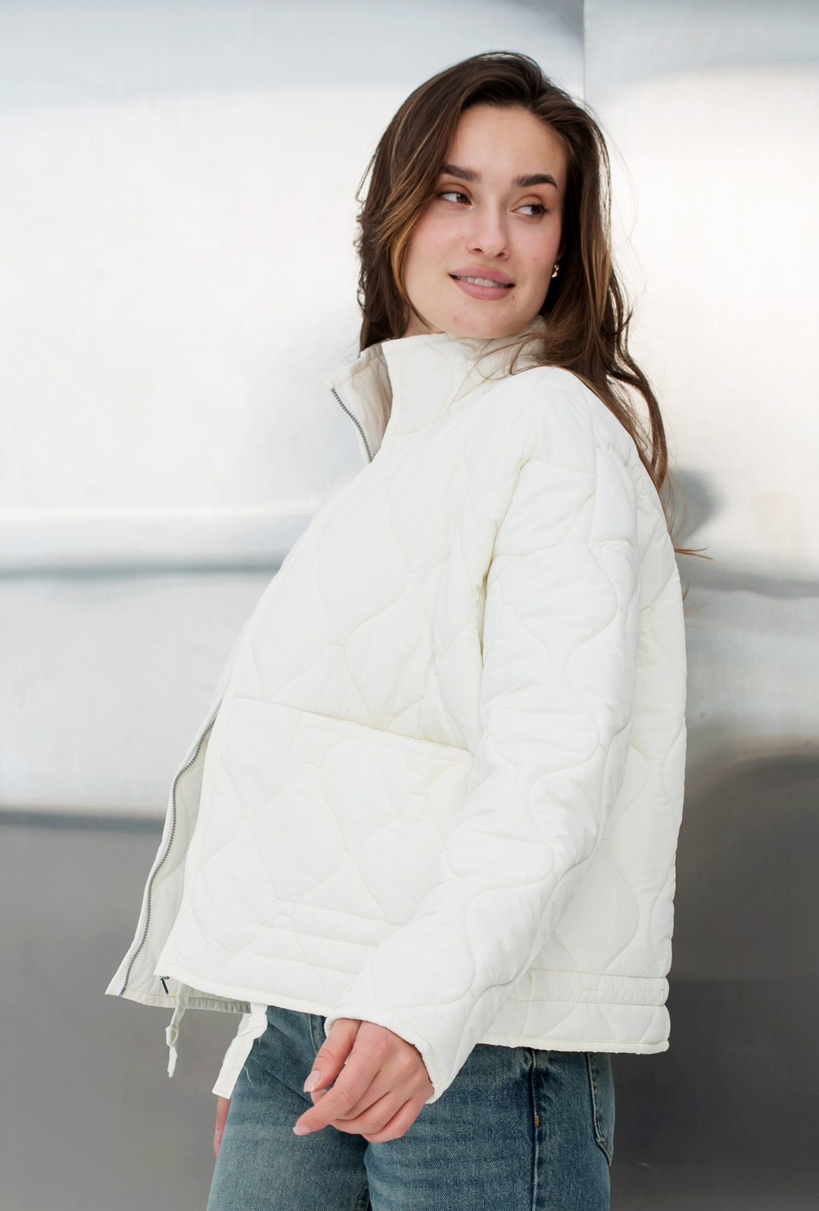 Молочная весенняя куртка —  654952. Maritel. Изображенние 1