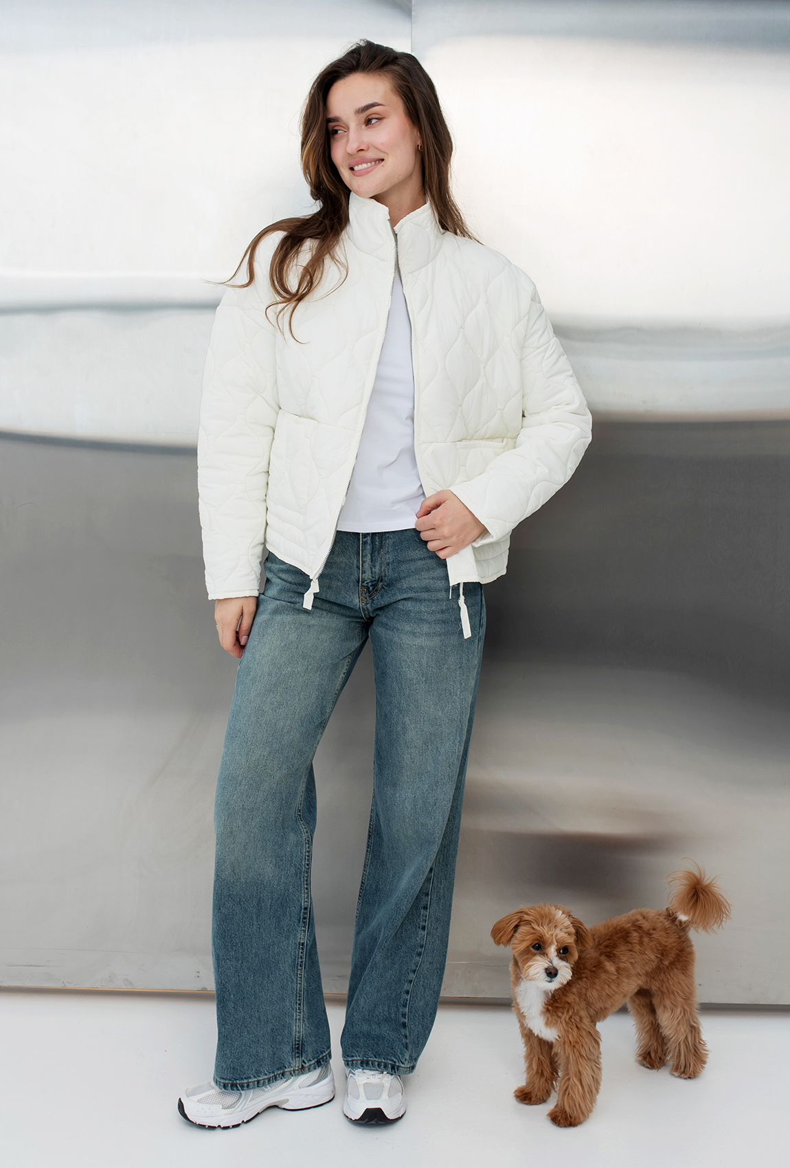 Молочная весенняя куртка —  654952. Maritel. Изображенние 3