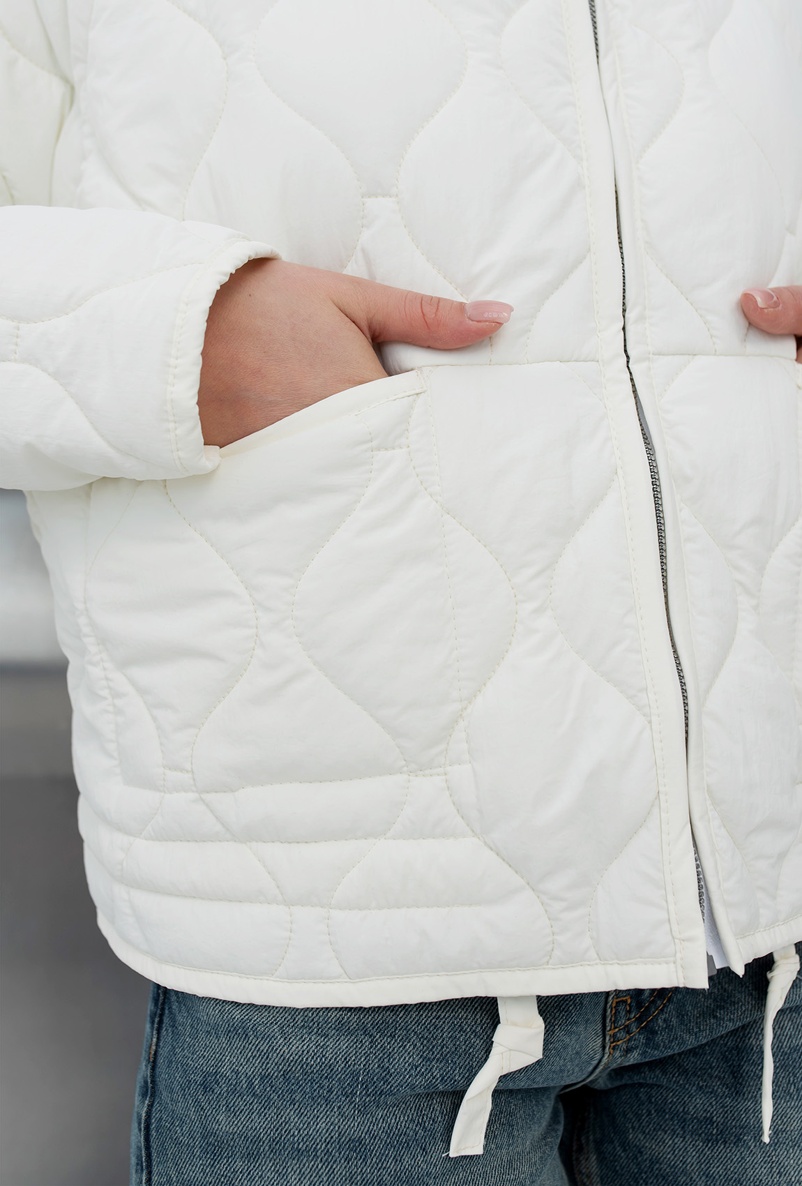 Молочная весенняя куртка —  654952. Maritel. Изображенние 6