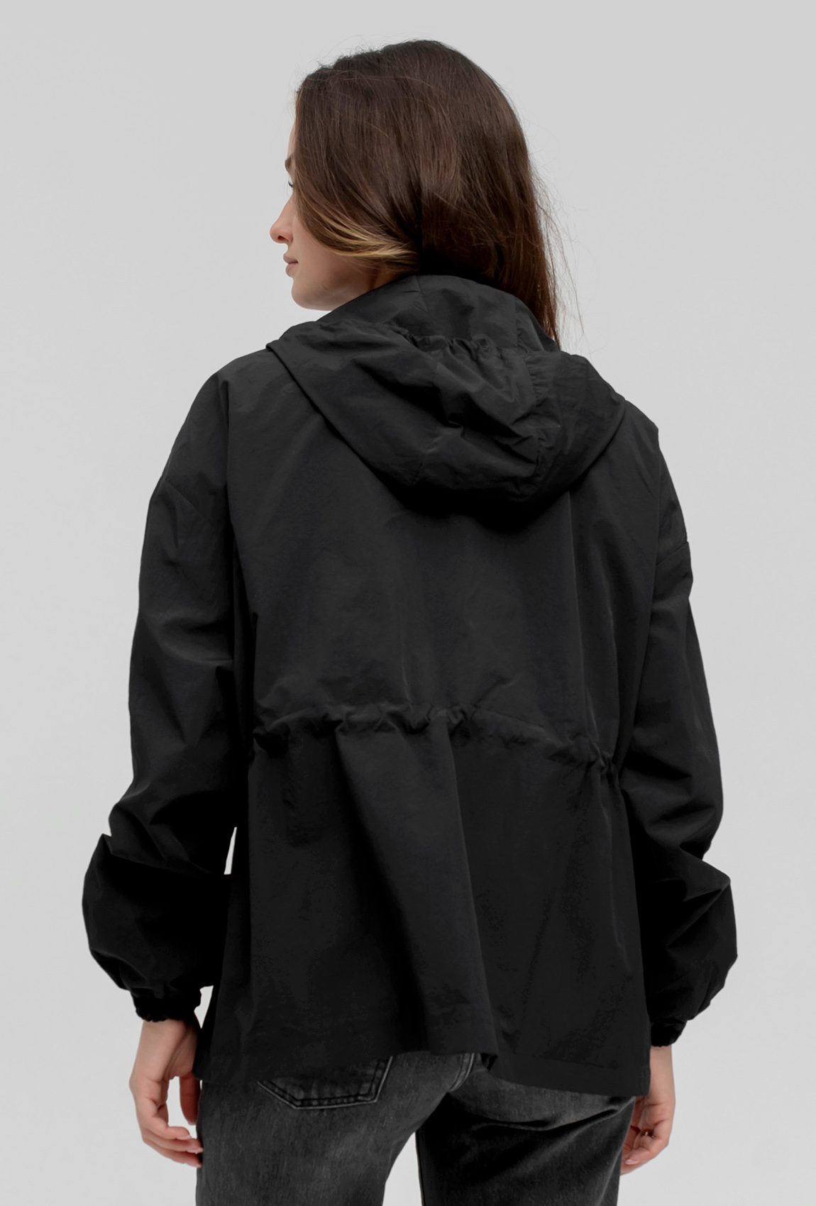 Черная куртка-ветровка —  562198. Maritel. Изображенние 2