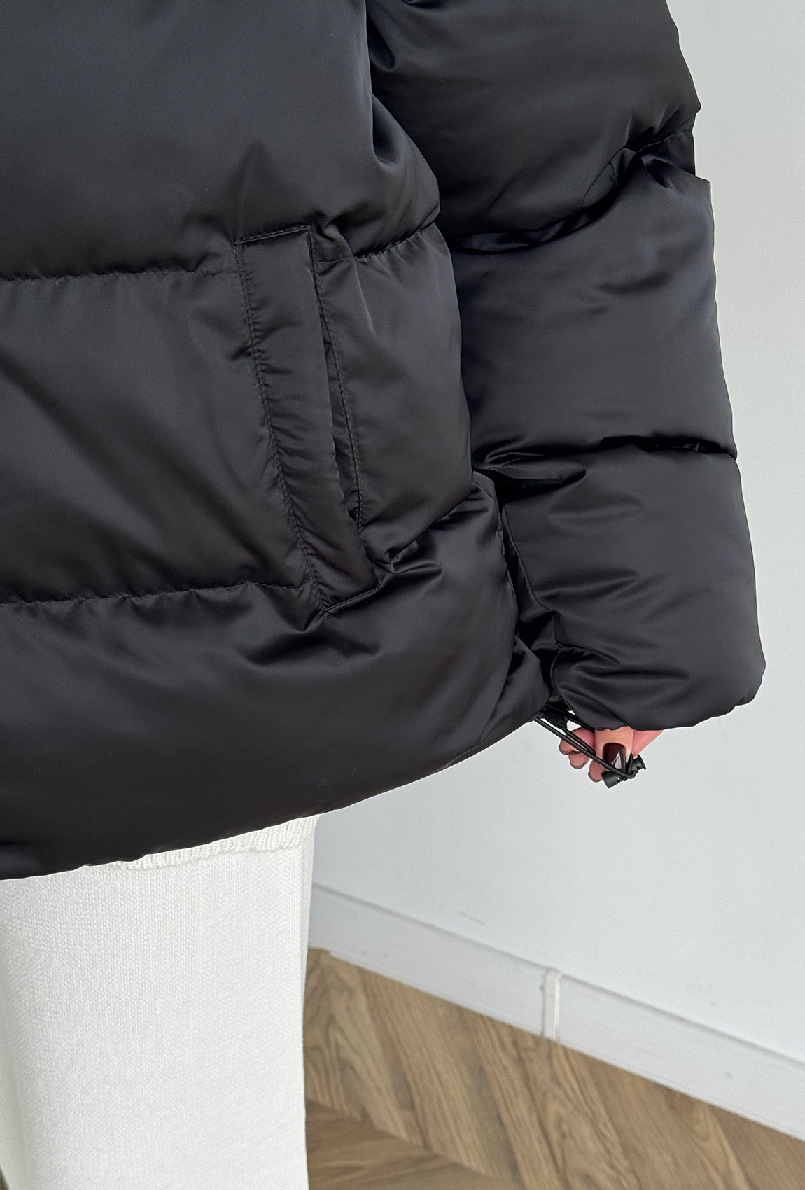 Черный пуховик —  524937. Maritel. Изображенние 4