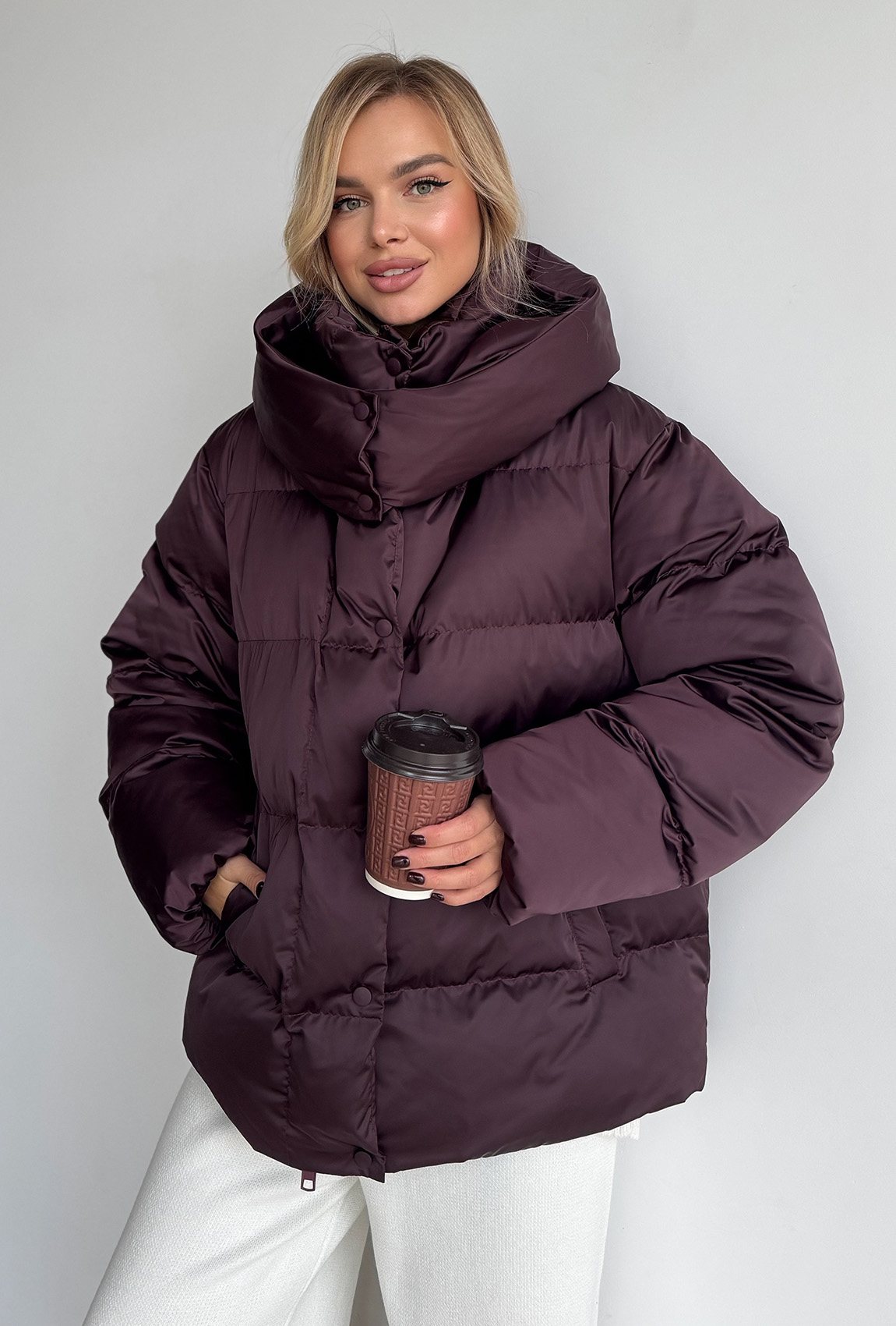 Вишневый пуховик —  107926. Maritel