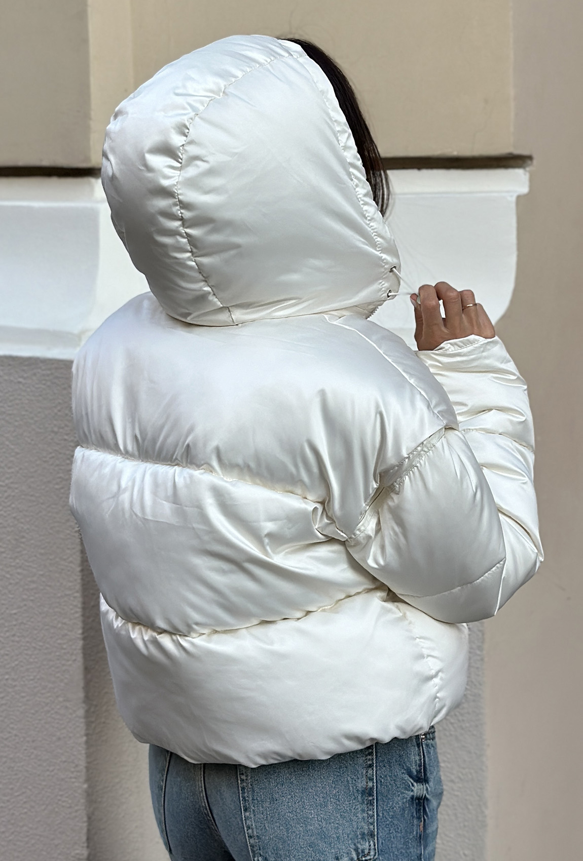 Молочный пуховик-трансформер —  687876. Maritel. Изображенние 5