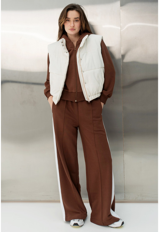 Молочный укороченный жилет —  301295. Maritel. Изображенние 5 Молочный укороченный жилет —  301295. Maritel. Изображенние 5