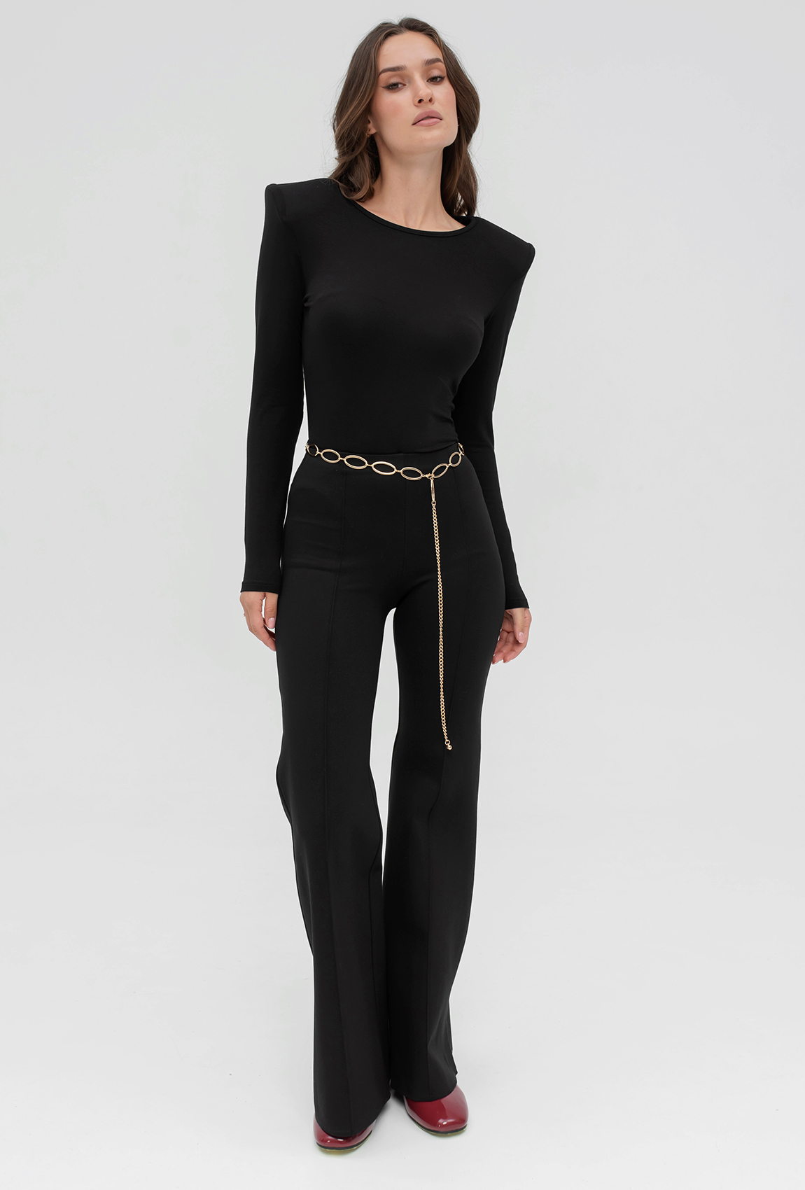 Черный вискозный боди —  892573. Maritel. Изображенние 5