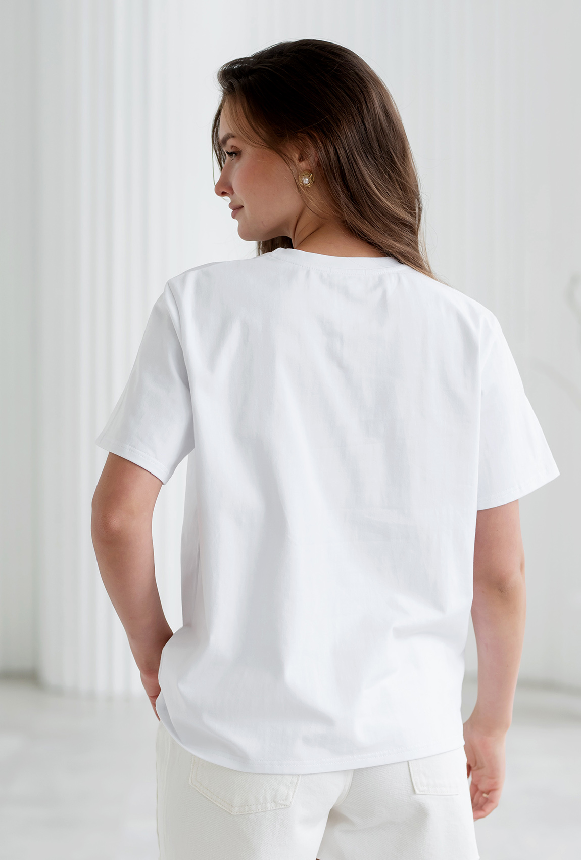 Молочная футболка Better than leo —  890700. Maritel. Изображенние 1