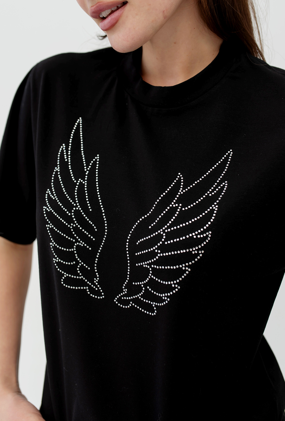 Черная футболка крылья —  336313. Maritel. Изображенние 3 Черная футболка крылья —  336313. Maritel. Изображенние 3