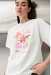 Молочная футболка цветы — 895117. Maritel. Изображенние 3 Молочная футболка цветы — 895117. Maritel. Изображенние 3