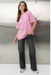 Рожева футболка Love з серцем — 824578. Maritel. Зображення 4 Рожева футболка Love з серцем — 824578. Maritel. Зображення 4