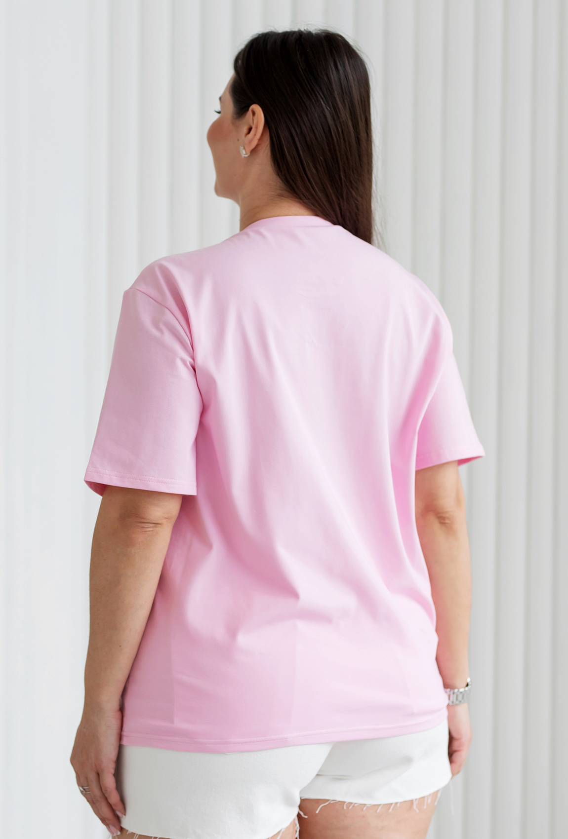 Розовая футболка No diets —  569590. Maritel. Изображенние 2