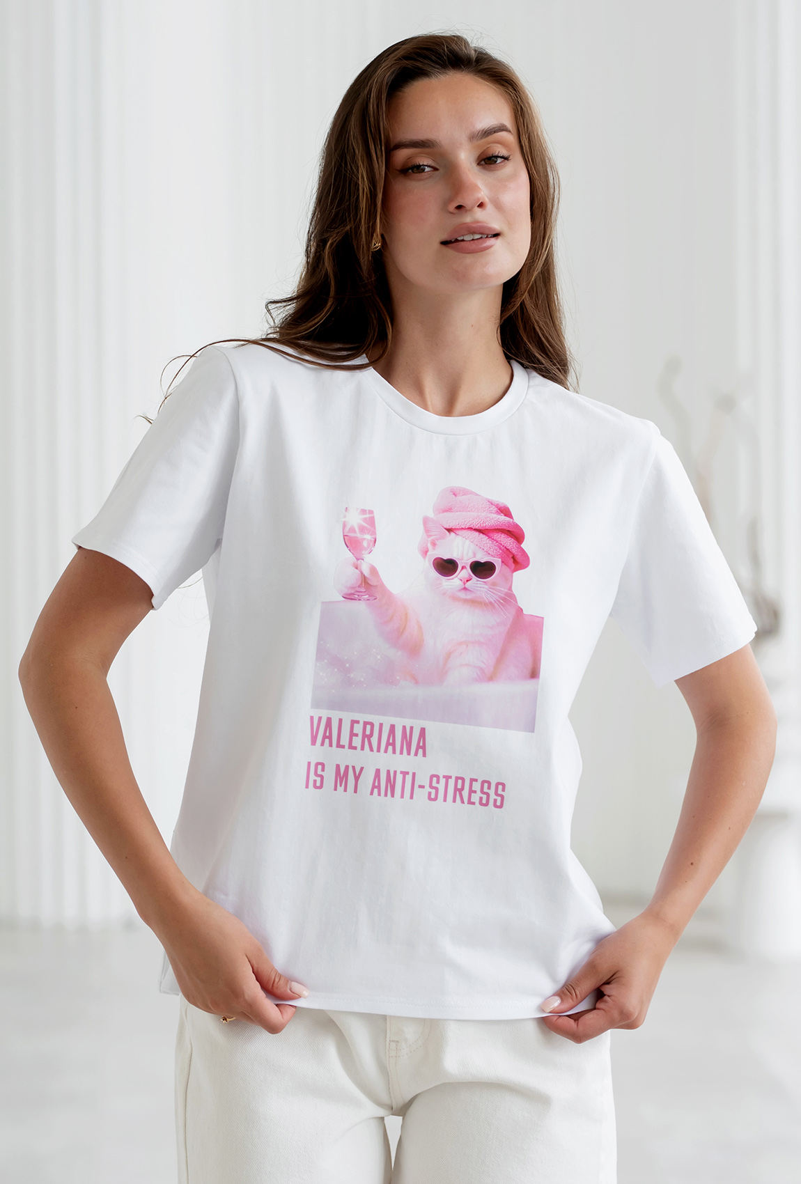 Молочная футболка Valeriana —  299462. Maritel