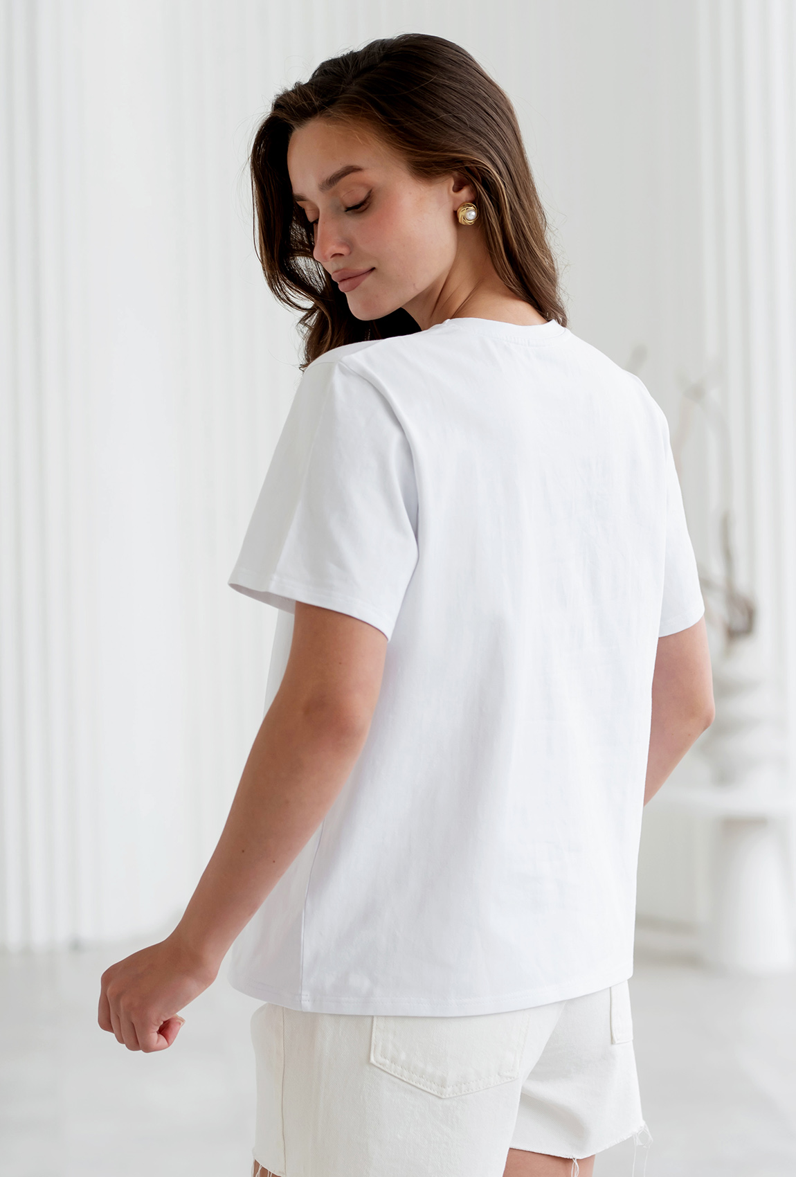 Молочная футболка Valeriana —  299462. Maritel. Изображенние 1