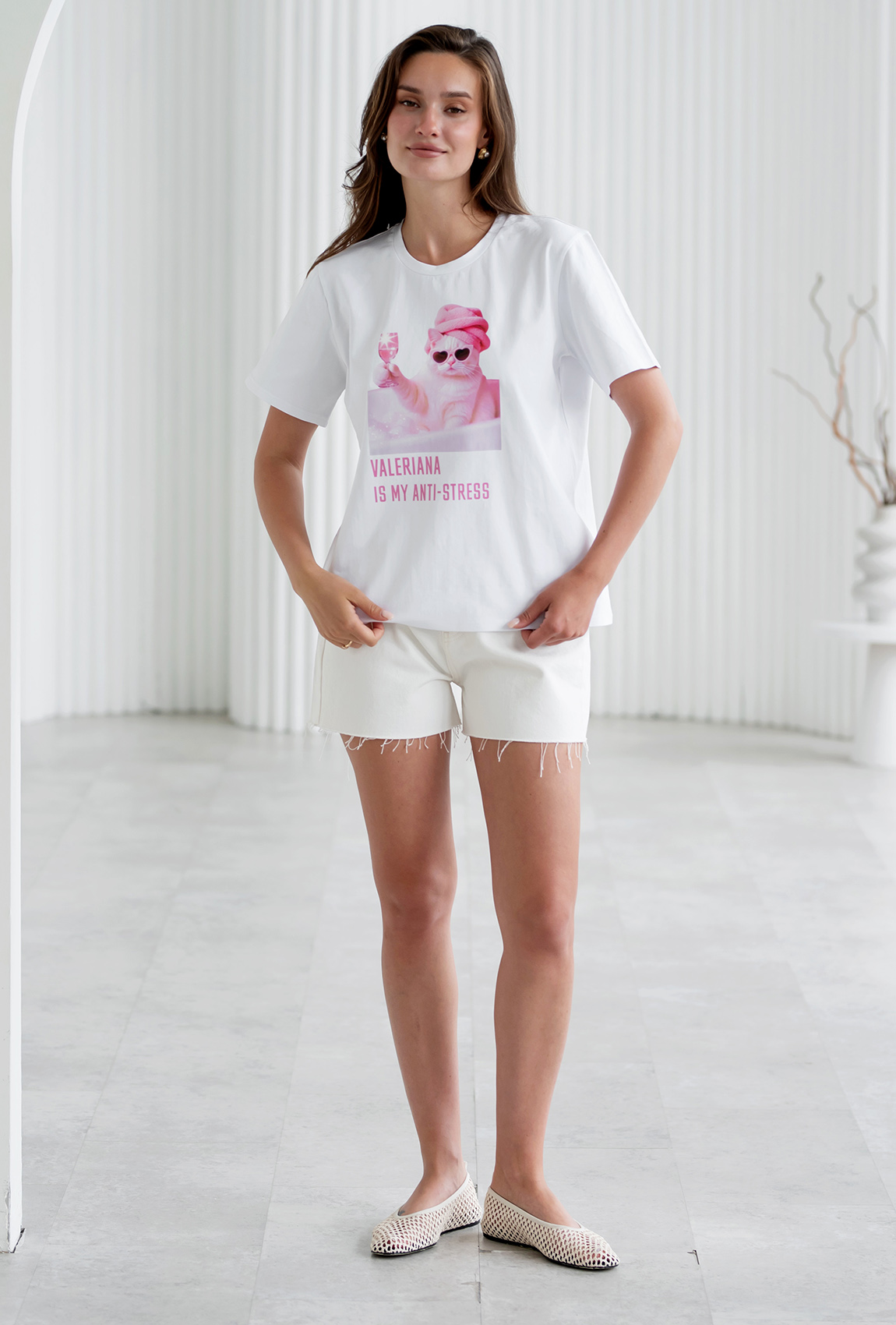 Молочная футболка Valeriana —  299462. Maritel. Изображенние 2