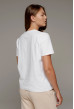 Молочная футболка с вышивкой. Maritel. Изображенние 1 Молочная футболка с вышивкой. Maritel. Изображенние 1