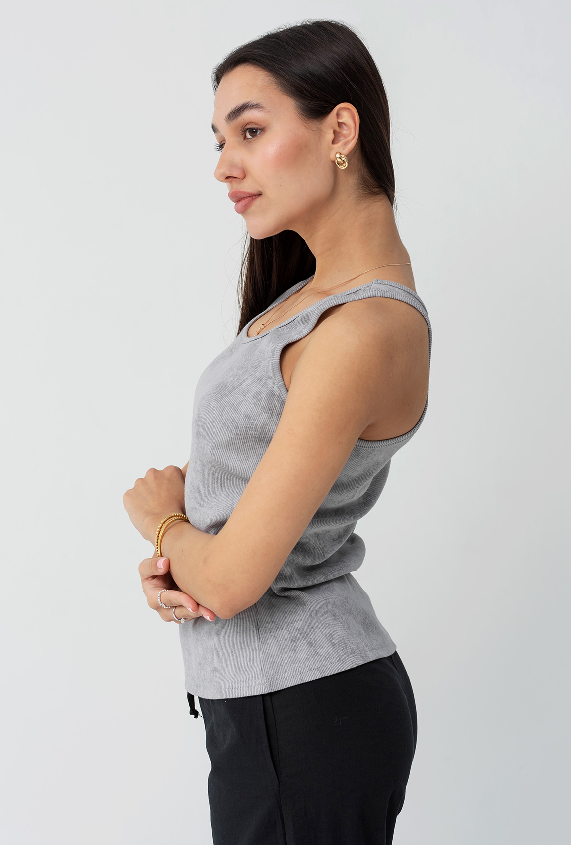 Графитовая майка борцовка —  326583. Maritel. Изображенние 1