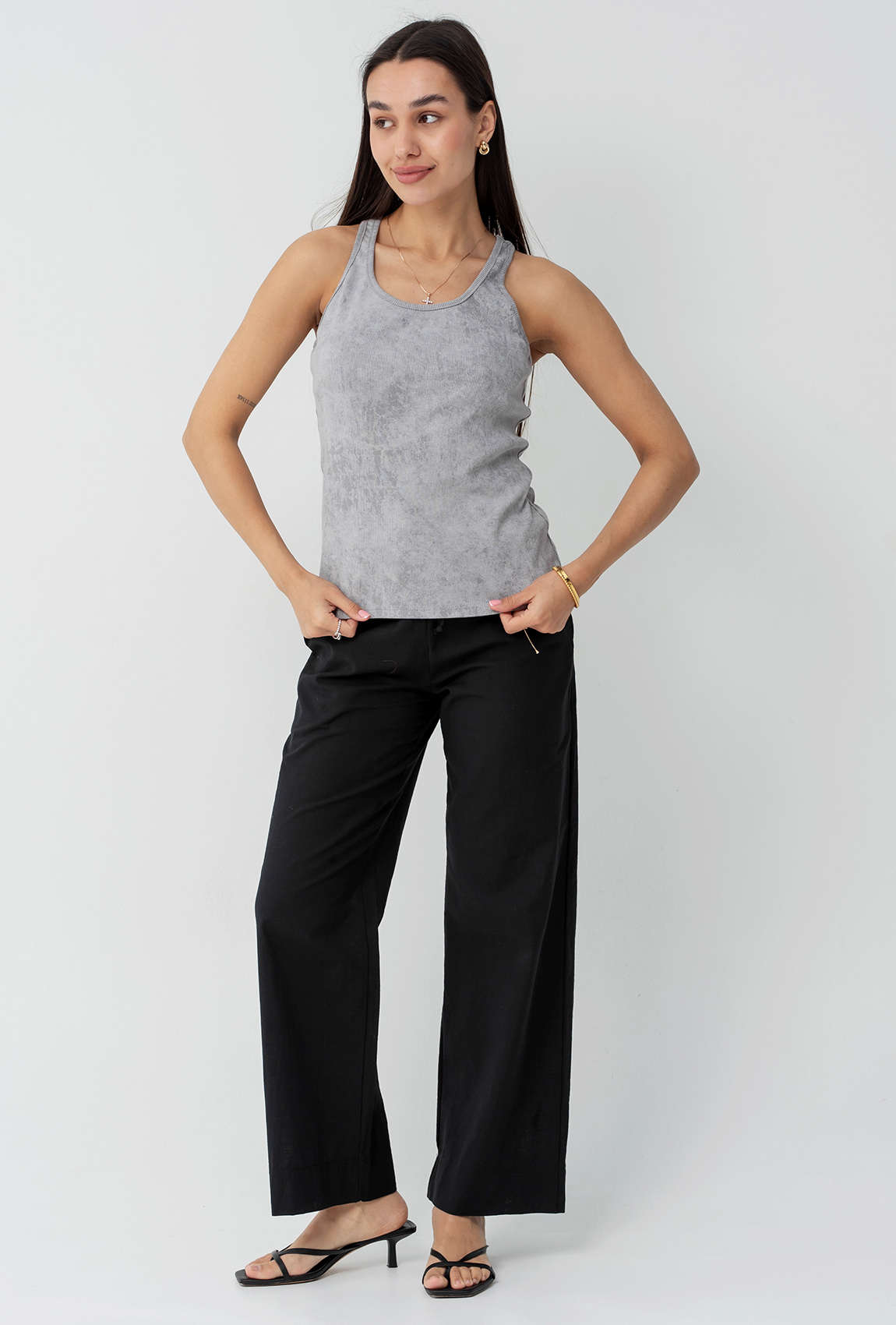 Графитовая майка борцовка —  326583. Maritel. Изображенние 4