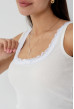 Молочна майка з кружевом. Maritel. Зображення 3 Молочна майка з кружевом. Maritel. Зображення 3