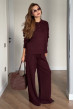 Вишневий в'язаний костюм поло — 424465. Maritel Вишневий в'язаний костюм поло — 424465. Maritel
