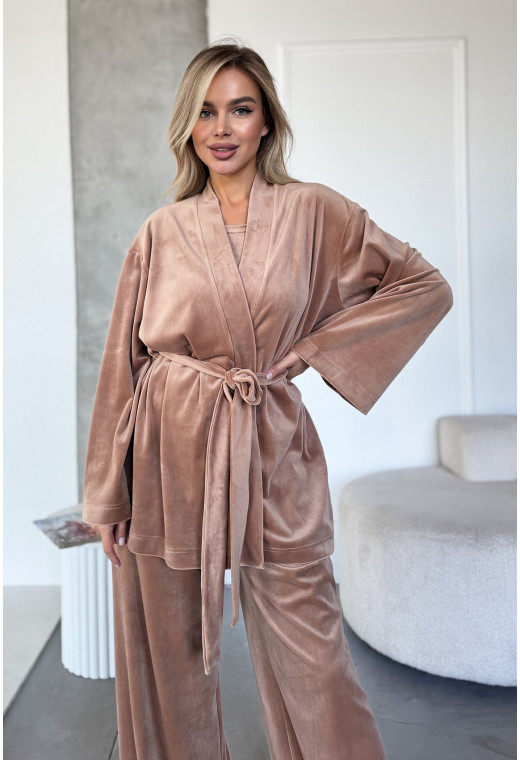 Бежевый домашний костюм — 597139. Maritel. Изображенние 3 Бежевый домашний костюм — 597139. Maritel. Изображенние 3