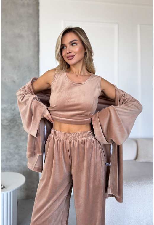 Бежевый домашний костюм — 597139. Maritel. Изображенние 5 Бежевый домашний костюм — 597139. Maritel. Изображенние 5