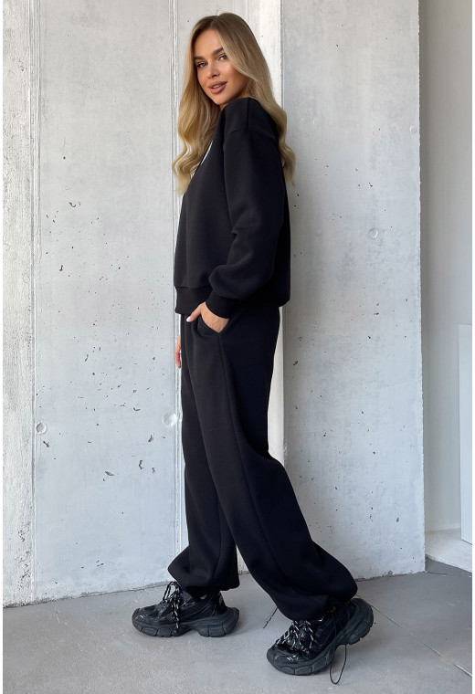 Черный костюм футер. Maritel. Изображенние 1 Черный костюм футер. Maritel. Изображенние 1