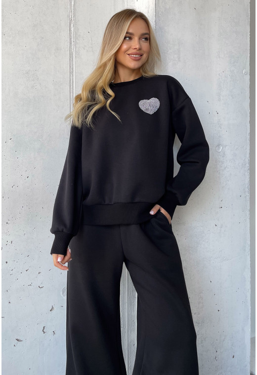 Черный костюм футер. Maritel. Изображенние 3 Черный костюм футер. Maritel. Изображенние 3