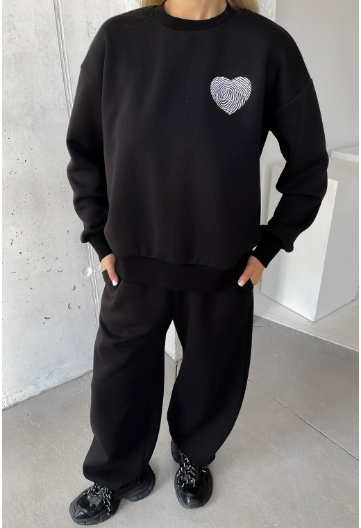 Черный костюм футер. Maritel. Изображенние 4 Черный костюм футер. Maritel. Изображенние 4