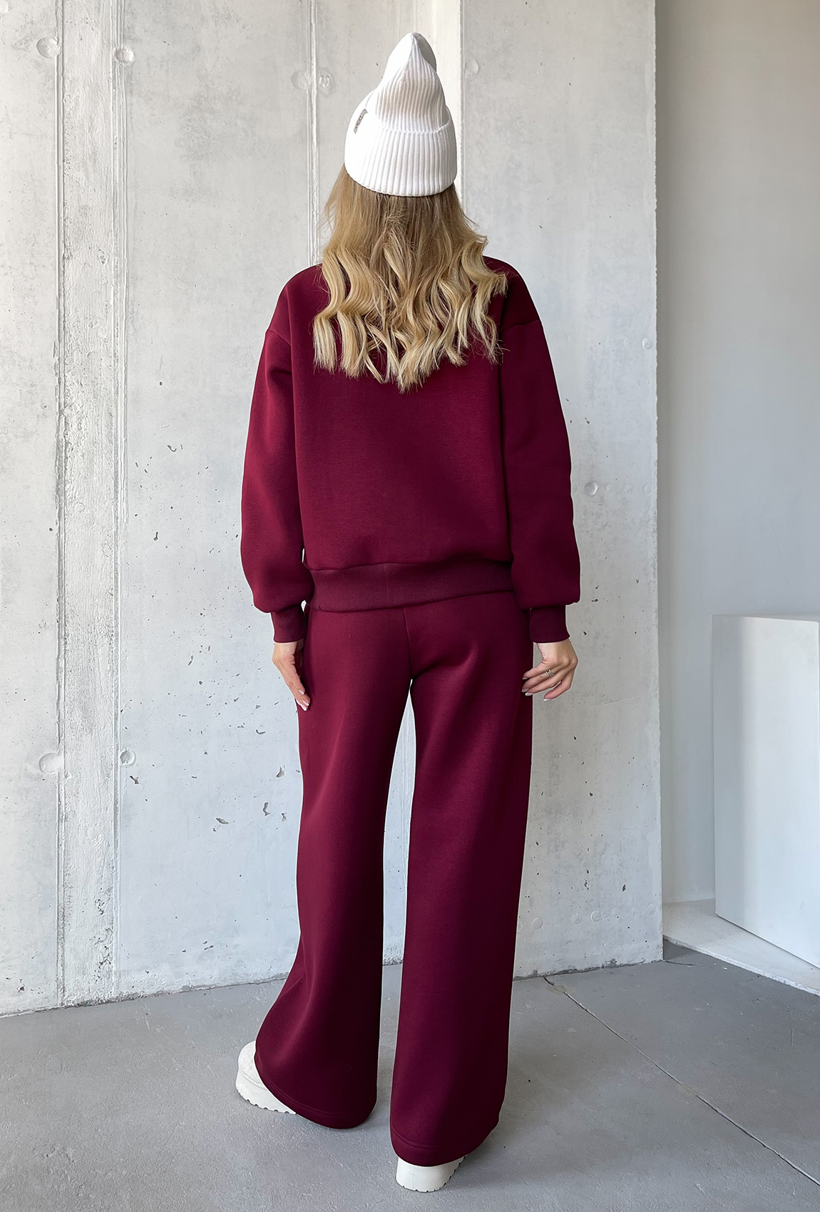 Бордовый костюм футер —  657921. Maritel. Изображенние 2