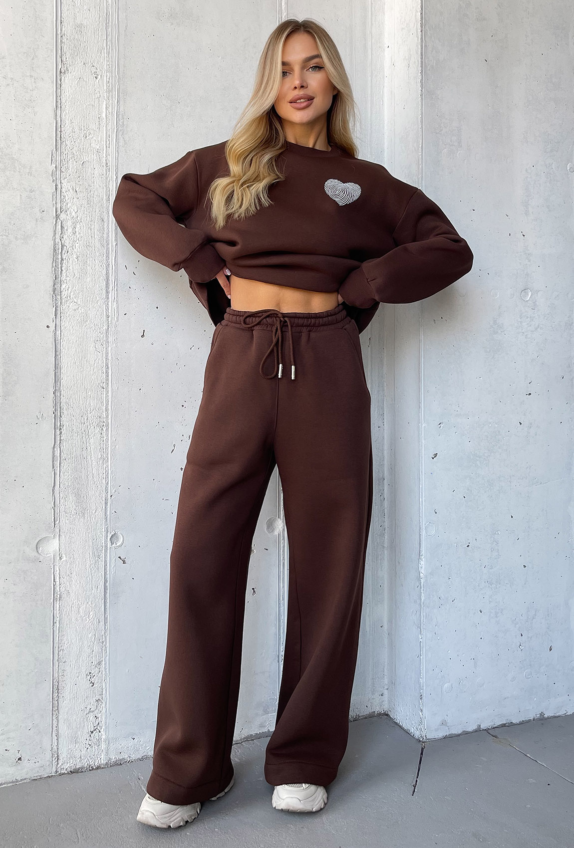 Шоколадный костюм футер —  995793. Maritel. Изображенние 5