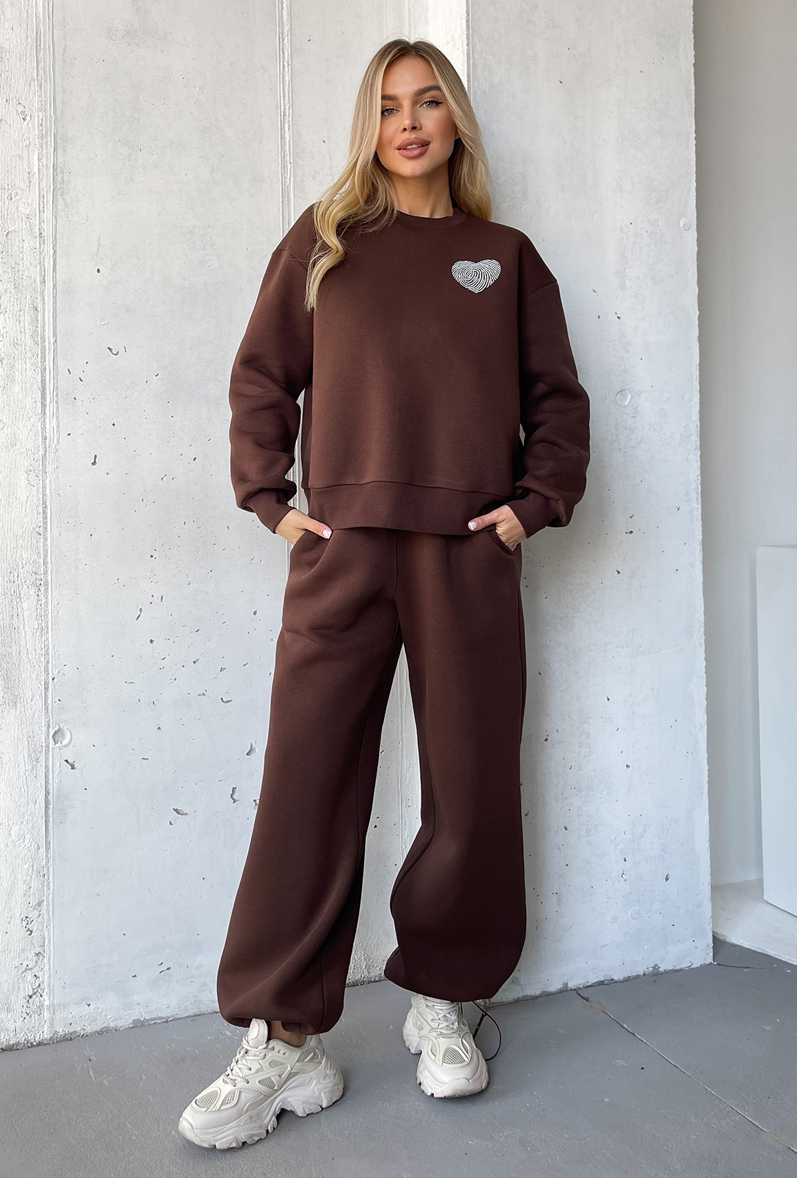 Шоколадный костюм футер —  995793. Maritel. Изображенние 6