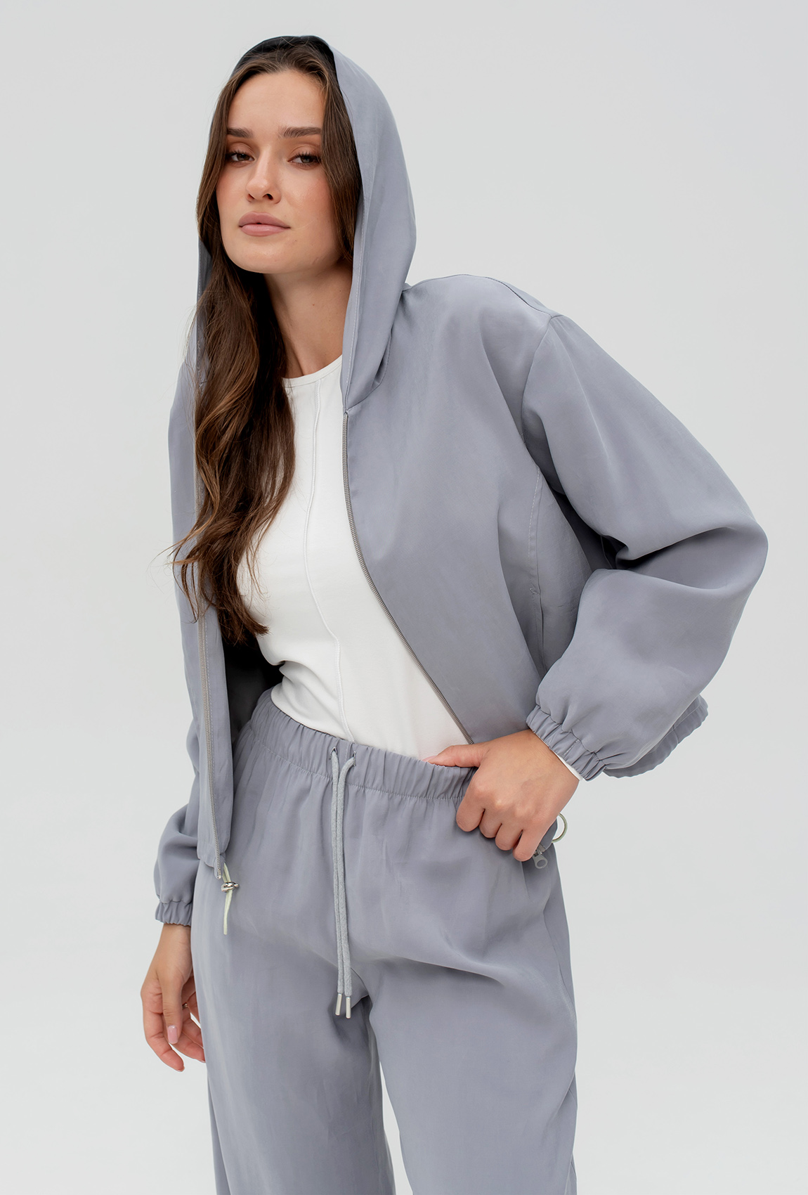 Серый костюм купра —  483398. Maritel. Изображенние 3