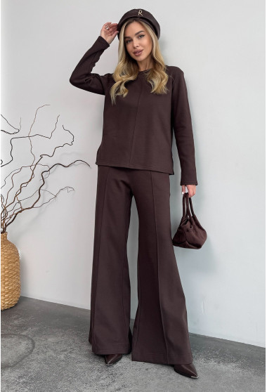 Шоколадный костюм лакоста с начесом. Maritel. Изображенние 7 Шоколадный костюм лакоста с начесом. Maritel. Изображенние 7