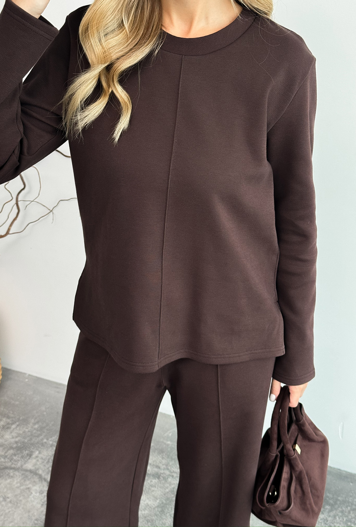 Шоколадний костюм лакоста з начосом —  389636. Maritel. Зображення 4
