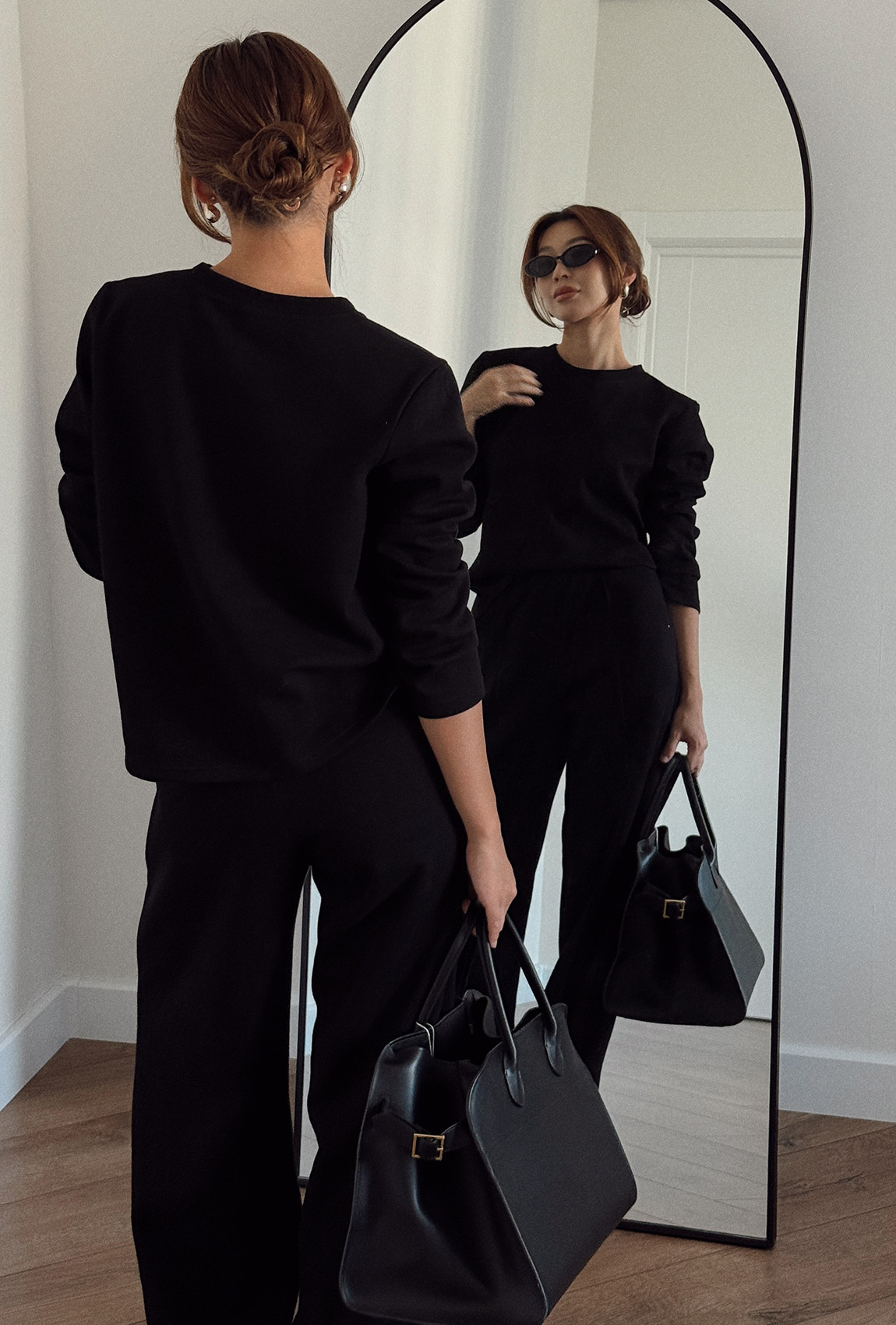 Чорний костюм лакоста з начосом —  372988. Maritel. Зображення 2